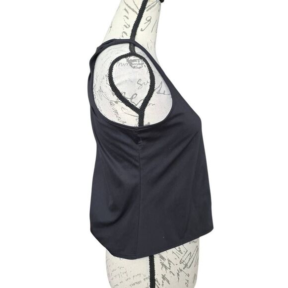 90 Degree by Reflex Women's Size Small Black Athletic Open Wrap Back Tank Top - Picture 4 of 4